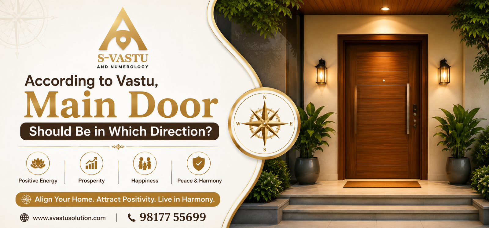 Best Main Door Directions According to Vastu
